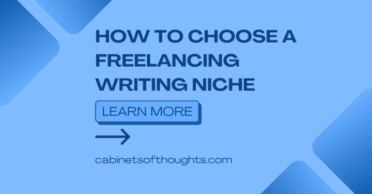 How to choose a Freelancing writing niche
